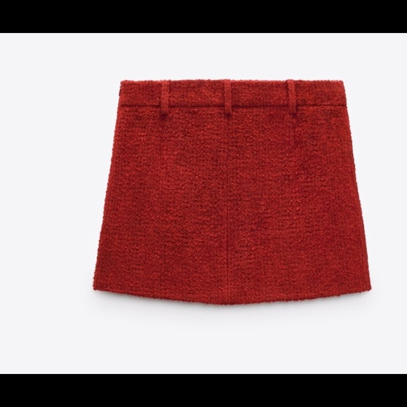 Zara Textured Mini Skirt - Picture 7 of 16